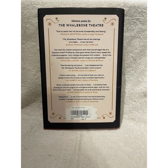 The Whalebone Theatre : A Novel by Joanna Quinn - HCDJ First Edition - Picture 2 of 7